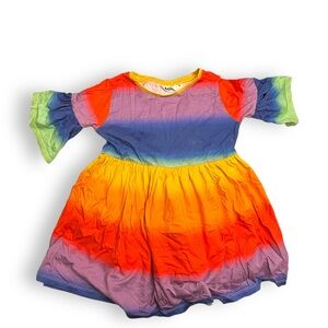 Molo organic cotton multcolor dress size 2T-3T